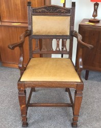 Victorian Oak Carver